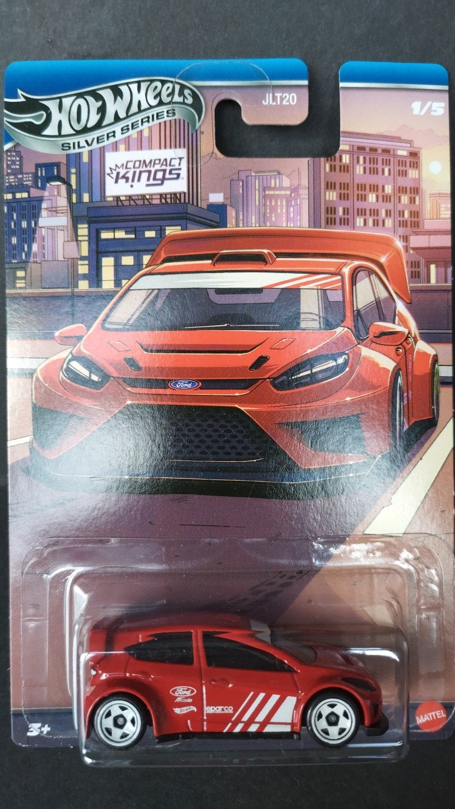 Ford Fiesta 2012 1:64 Hotwheels Silver Series Pol, Auto, Verzenden, Nieuw, M