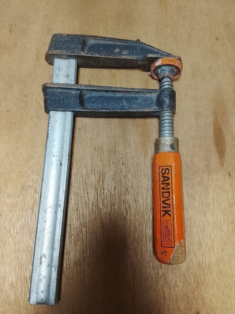 Lijmtang Sandvik gegoten 200x100, Verzenden, Gebruikt