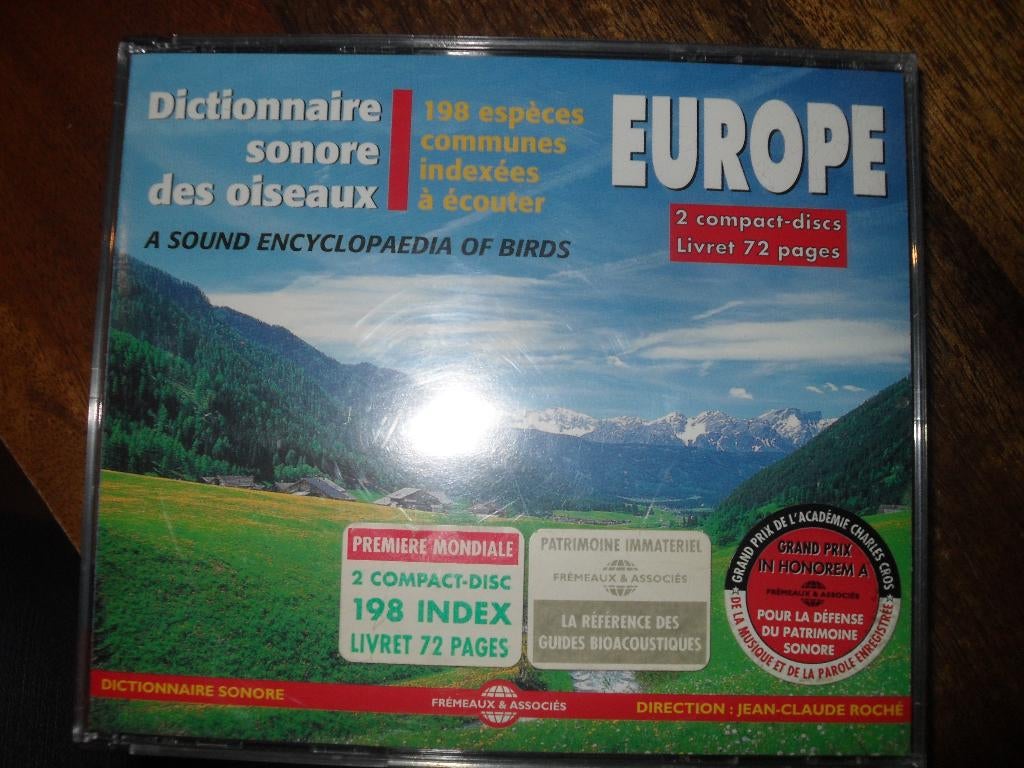 2 CD BOX DICTIONAIRE SONORE DES OISEAUX/SOUND ENCYCLOPEDIA., Ophalen of Verzenden, Zo goed als nieuw