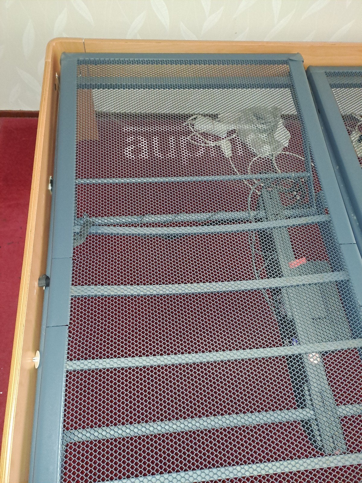 2 pers. elektrische spiraal bodem 2st.  200 x 90 AUPING, Ophalen, Gebruikt, Tweepersoons