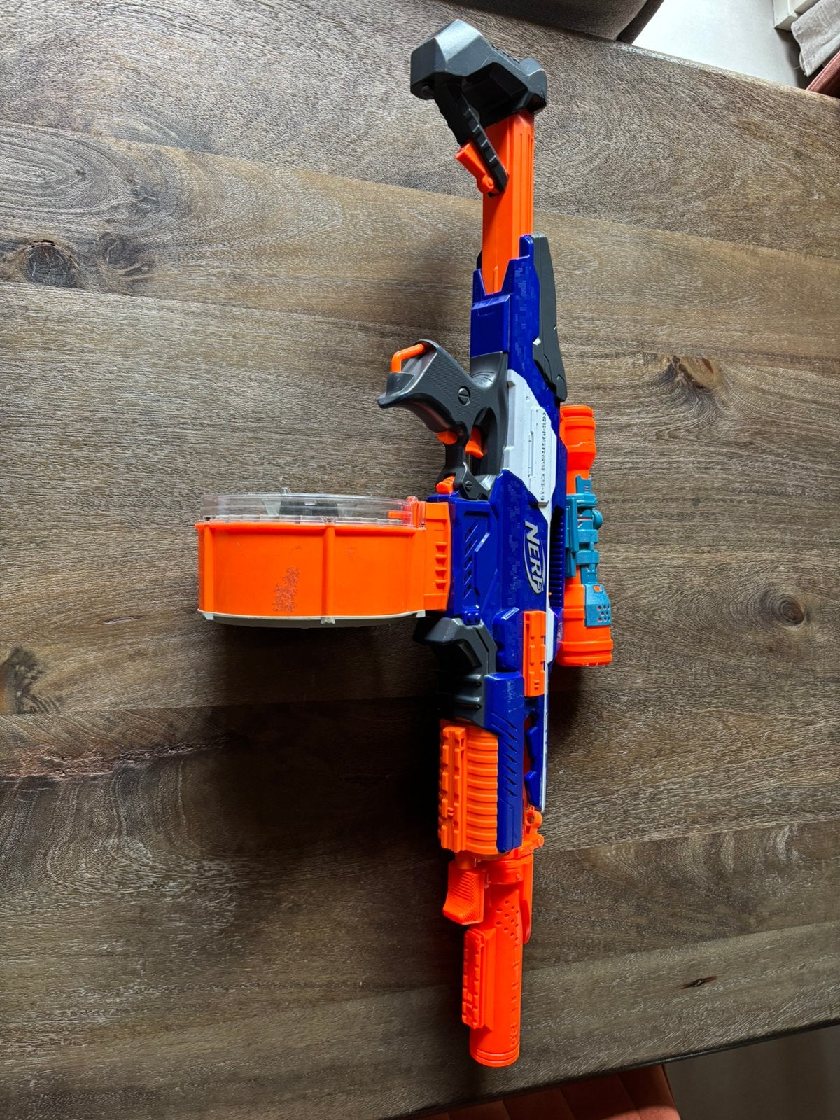 Nerf Elite Rapidstrike CS-18 met drummagazijn, Ophalen of Verzenden, Gebruikt