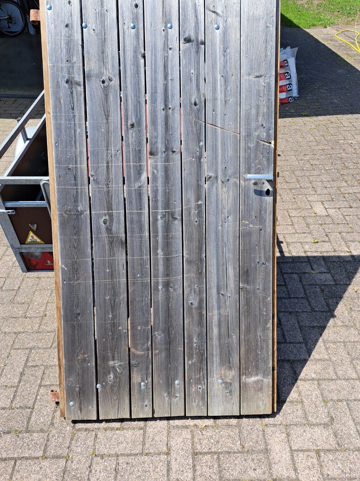 Tuinpoort, Tuin en Terras, Schuttingen, Ophalen, Minder dan 3 meter, Hout, 1 tot 2 meter