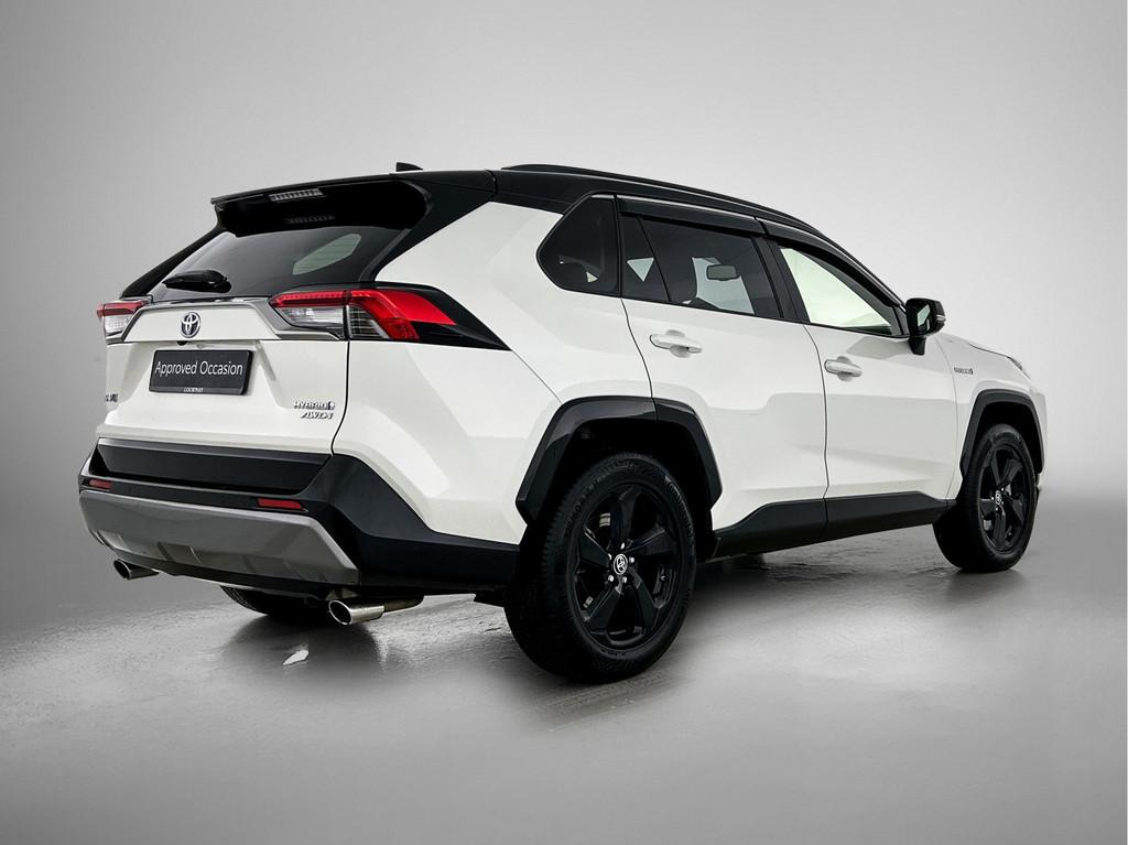 Toyota RAV4 2.5 Hybrid AWD Bi-Tone | Stoelverwarming | Leder, Auto's, Toyota, Automaat, 12 maanden, Gebruikt, 4 cilinders