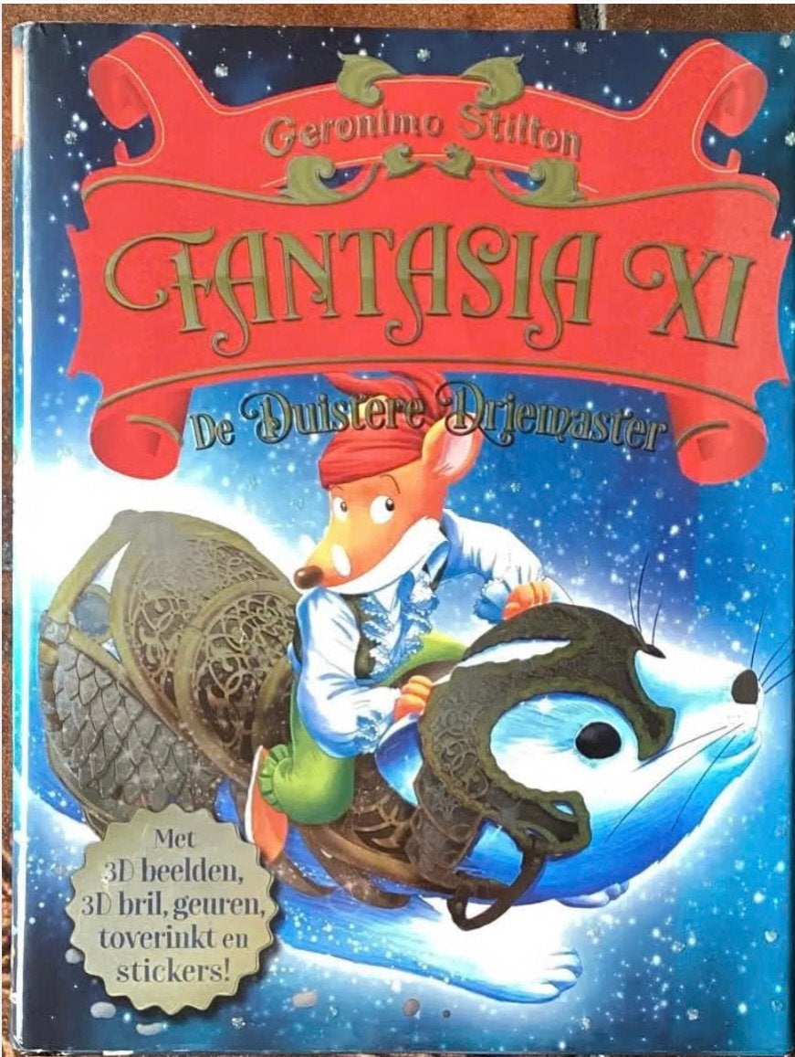 Fantasia XI de duistere driemaster-Geronimo Stilton, Ophalen of Verzenden, Zo goed als nieuw
