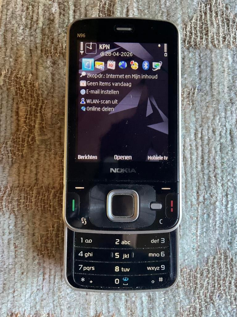 Noia N96, Zwart, Fysiek toetsenbord, 3 tot 6 megapixel, Ophalen of Verzenden