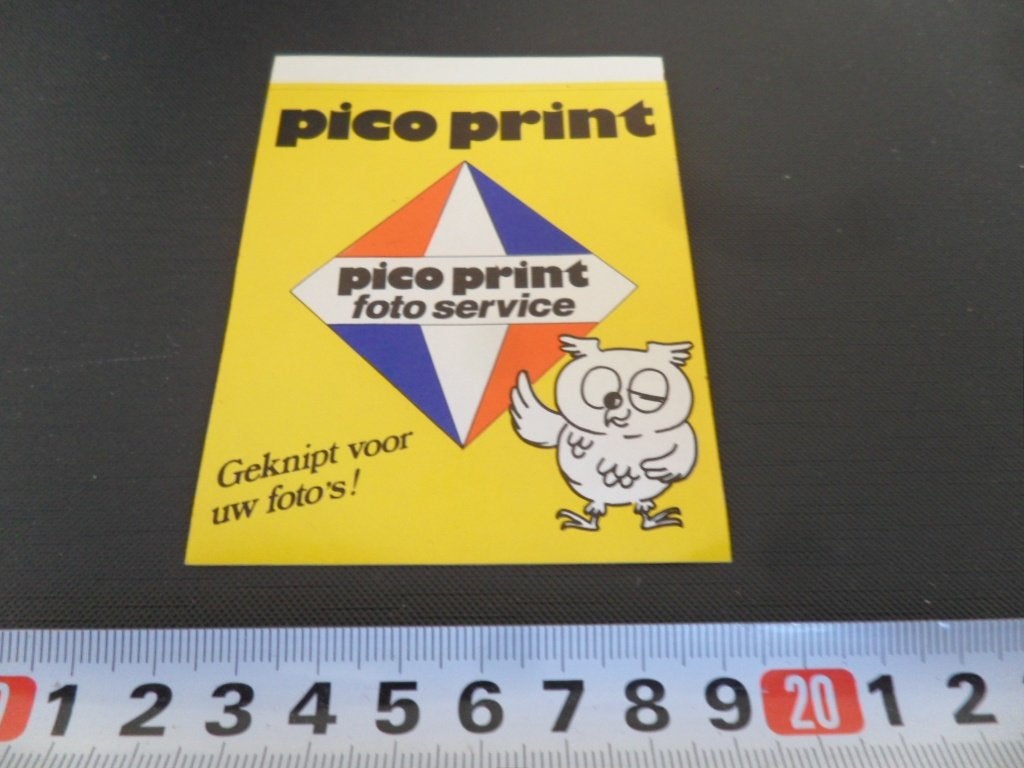 sticker PICO Print foto service, Ophalen, Zo goed als nieuw