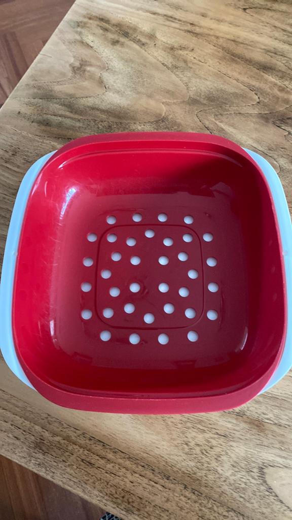 Tupperware allegra multifunctionele schaal , vergiet, Ophalen of Verzenden, Zo goed als nieuw