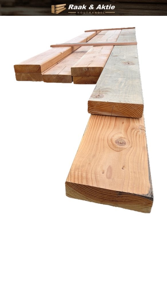 Douglas balken - geschaafd 6.5x24.0 cm - nr: TB49, Ophalen, Nieuw, 250 cm of meer, Balken