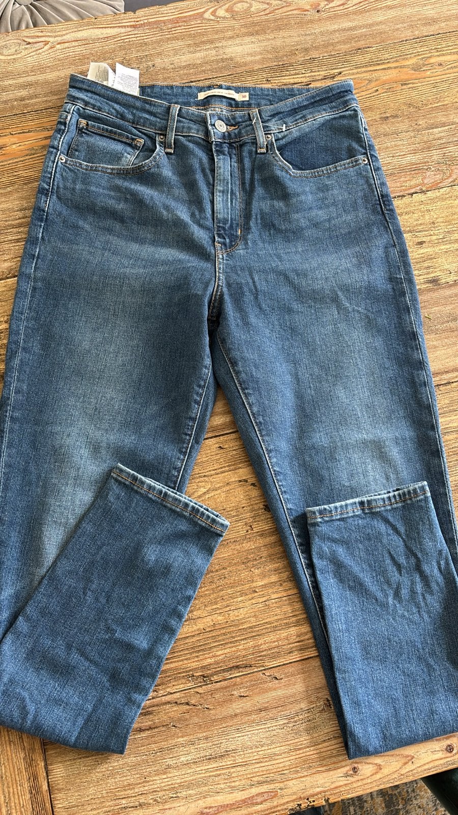 Levi's 721 High Rise Skinny Jeans W30 L30, Ophalen of Verzenden, Zo goed als nieuw, Blauw, W30 - W32 (confectie 38/40)