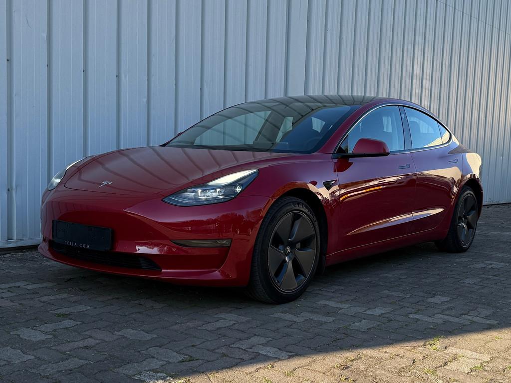 Tesla Model 3 Long Range AWD 75 kWh SoH 91% Ryzen Grok, Auto's, Tesla, Automaat, Gebruikt, 495 min, Leder
