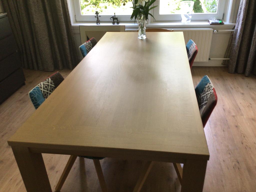 Eettafel, Ophalen, 50 tot 100 cm, Zo goed als nieuw, Vijf personen of meer