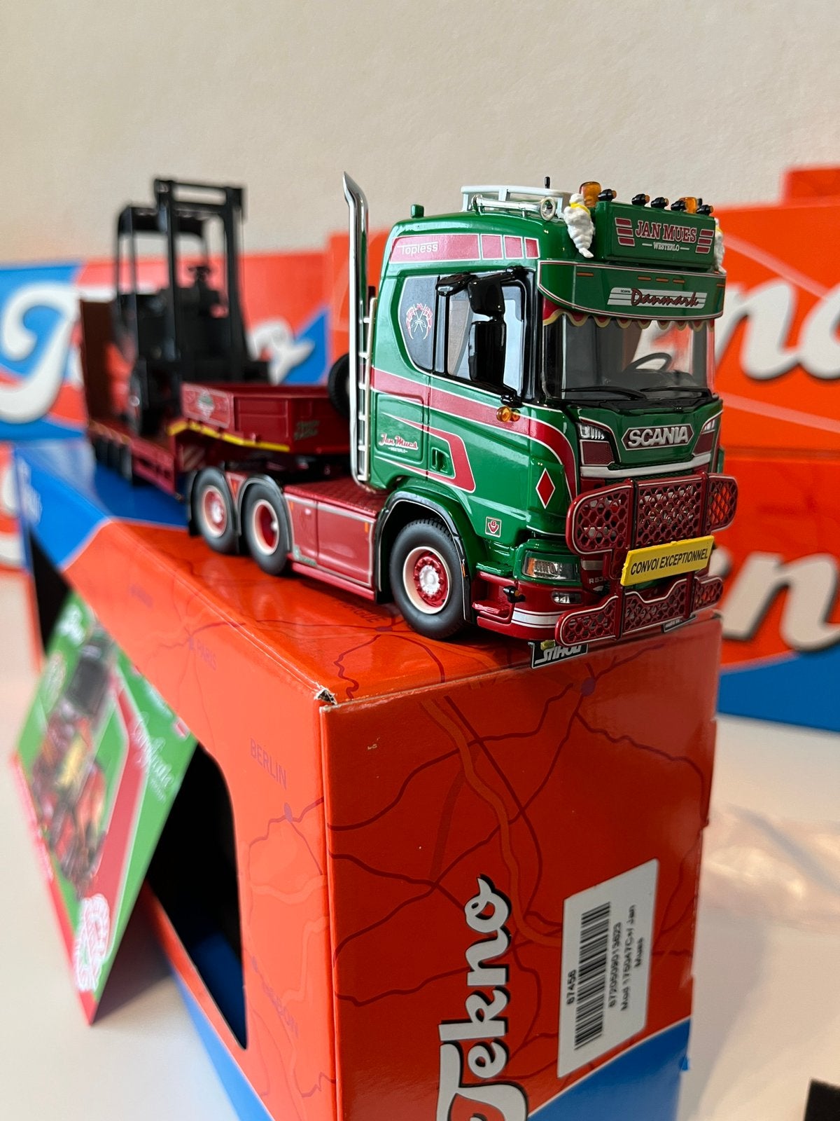 Tekno Scania Jan Mues België 🇧🇪, Ophalen of Verzenden, Nieuw, Bus of Vrachtwagen, Tekno