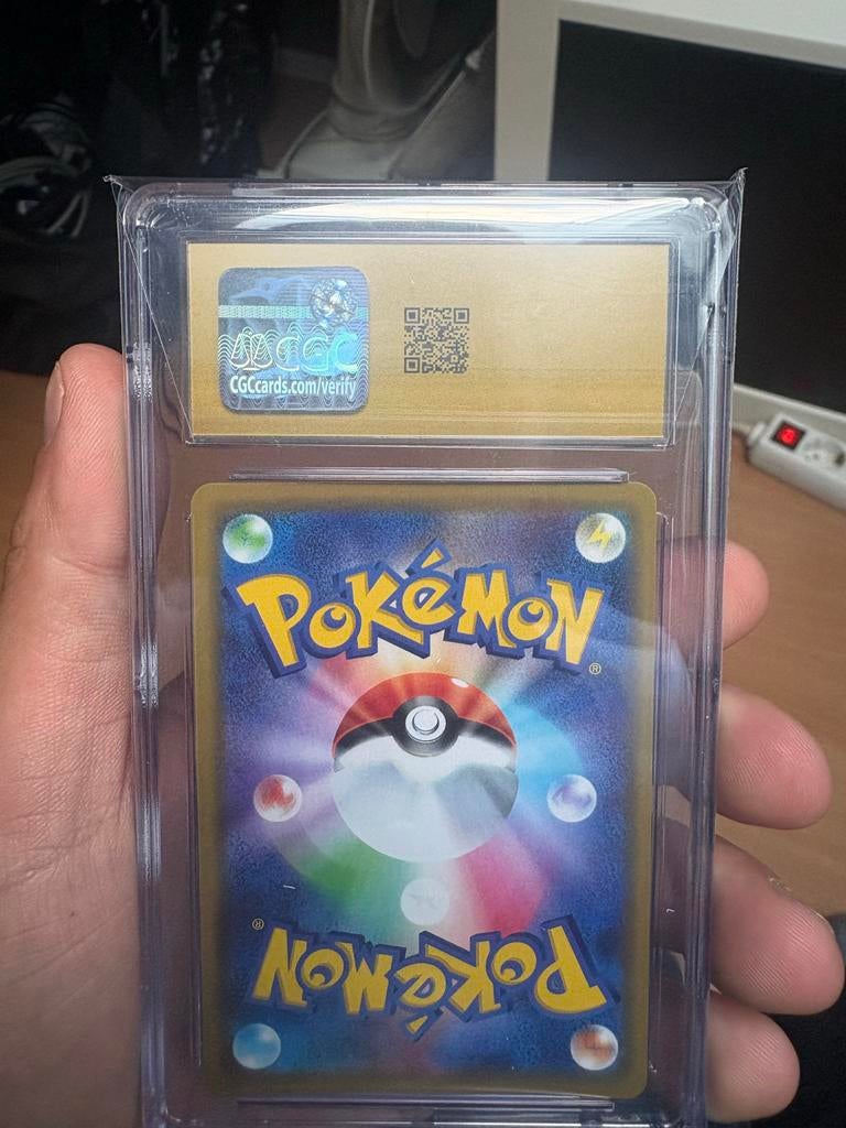Trevenant & Dusknoir GX TAG TEAM Holo CGC 10 Pokémon Kaart, Ophalen, Zo goed als nieuw, Losse kaart, Foil