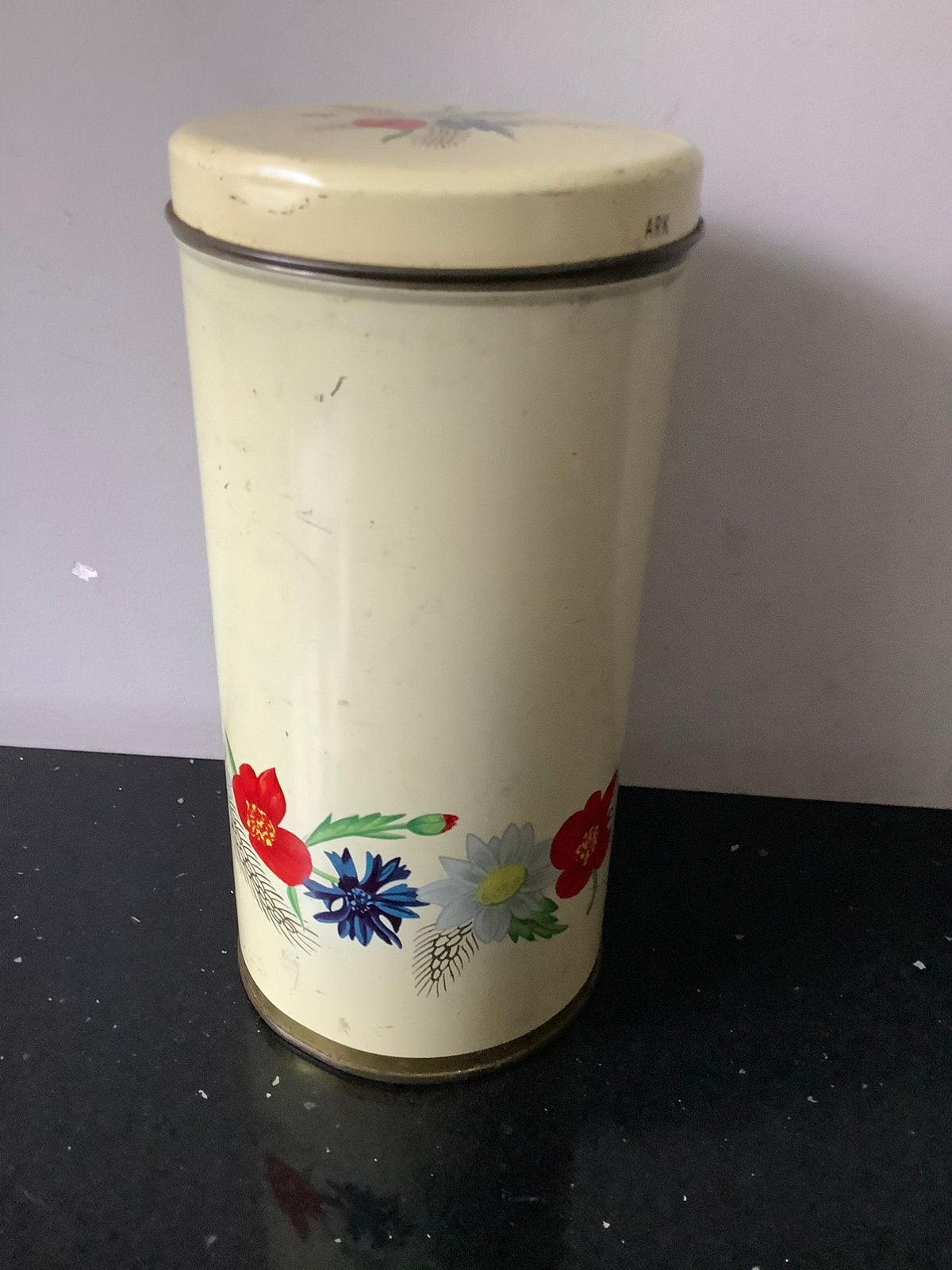 Brocante beschuitblik, Verzamelen, Blikken, Ophalen of Verzenden, Gebruikt, Beschuit