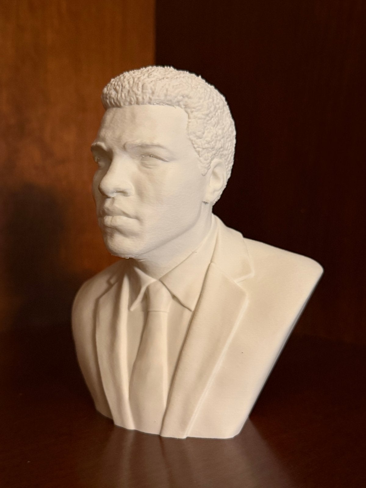 Buste Muhammad Ali - 15 cm, Minder dan 20 cm, Buste, Kunststof, Ophalen of Verzenden