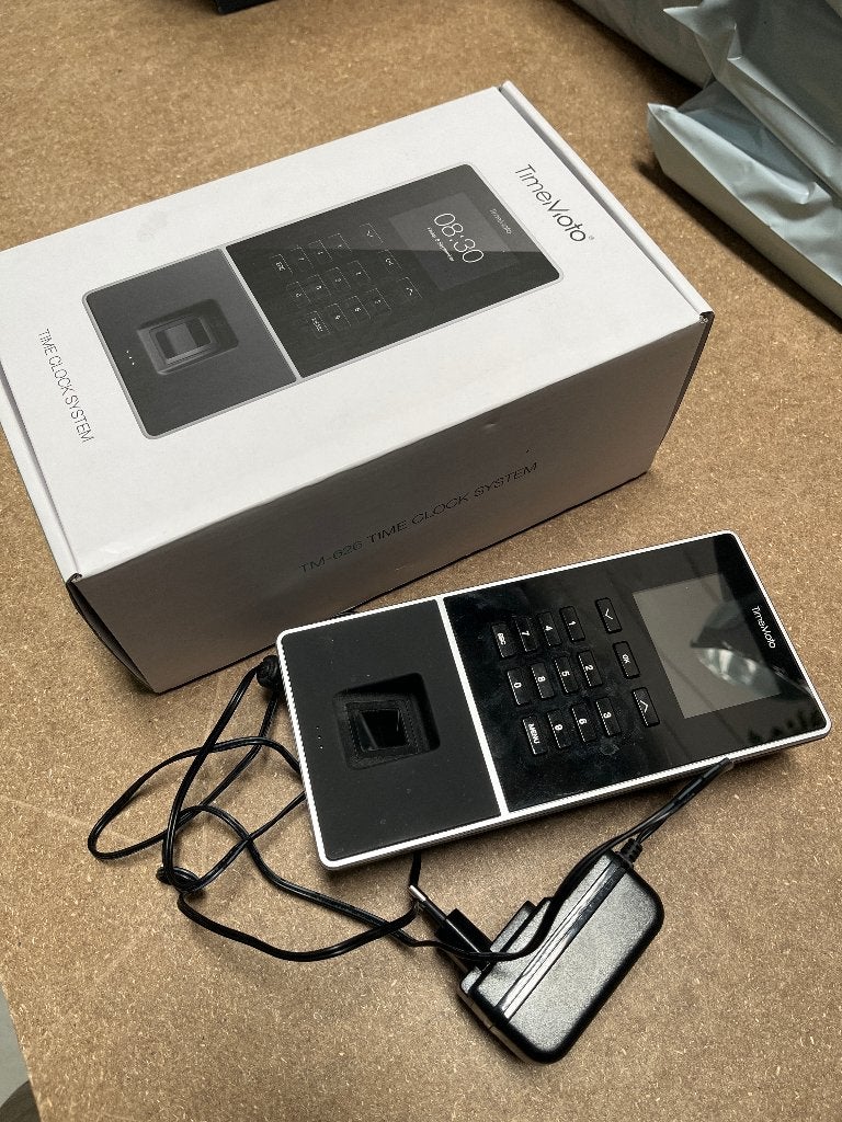 TimeMoto TH-626 Inkloksysteem met Vingerafdruk, Ophalen of Verzenden, Gebruikt