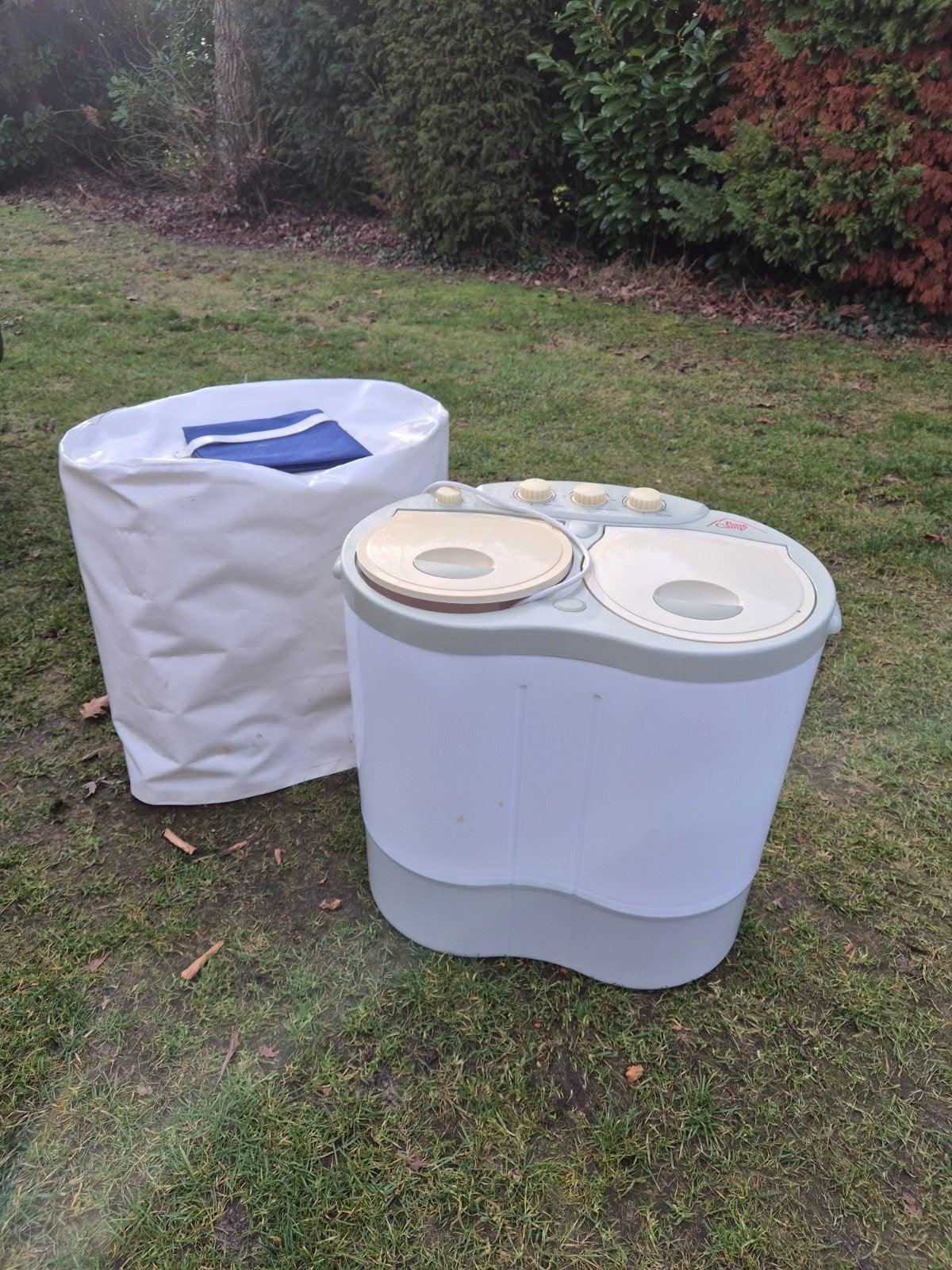 Mini tube washing machine voor in de camper of caravan, Caravans en Kamperen, Ophalen
