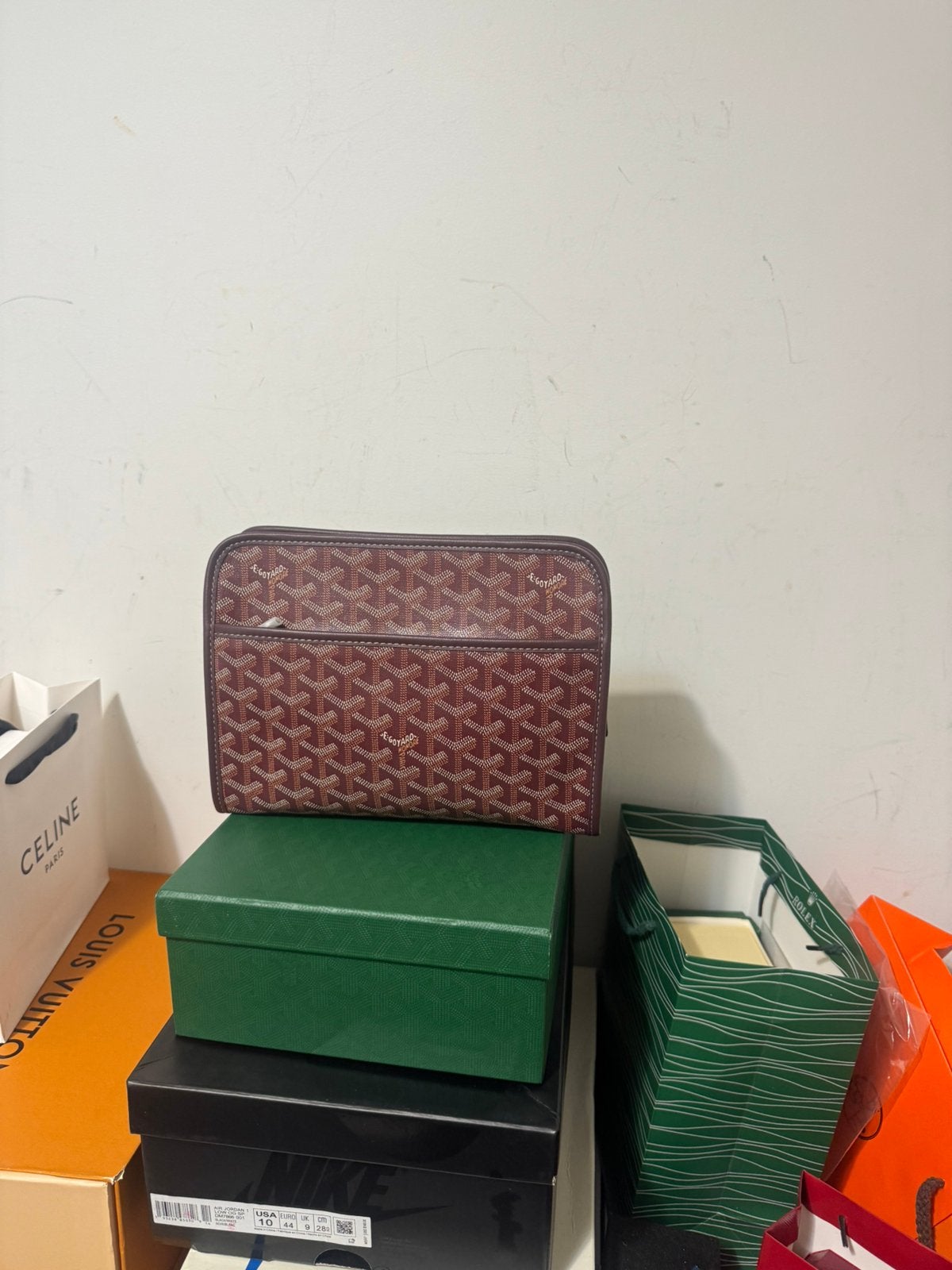 Goyard Goyardine Jouvence Toiletry Pouch bordeauxrood, Sieraden, Tassen en Uiterlijk, Ophalen of Verzenden, Nieuw