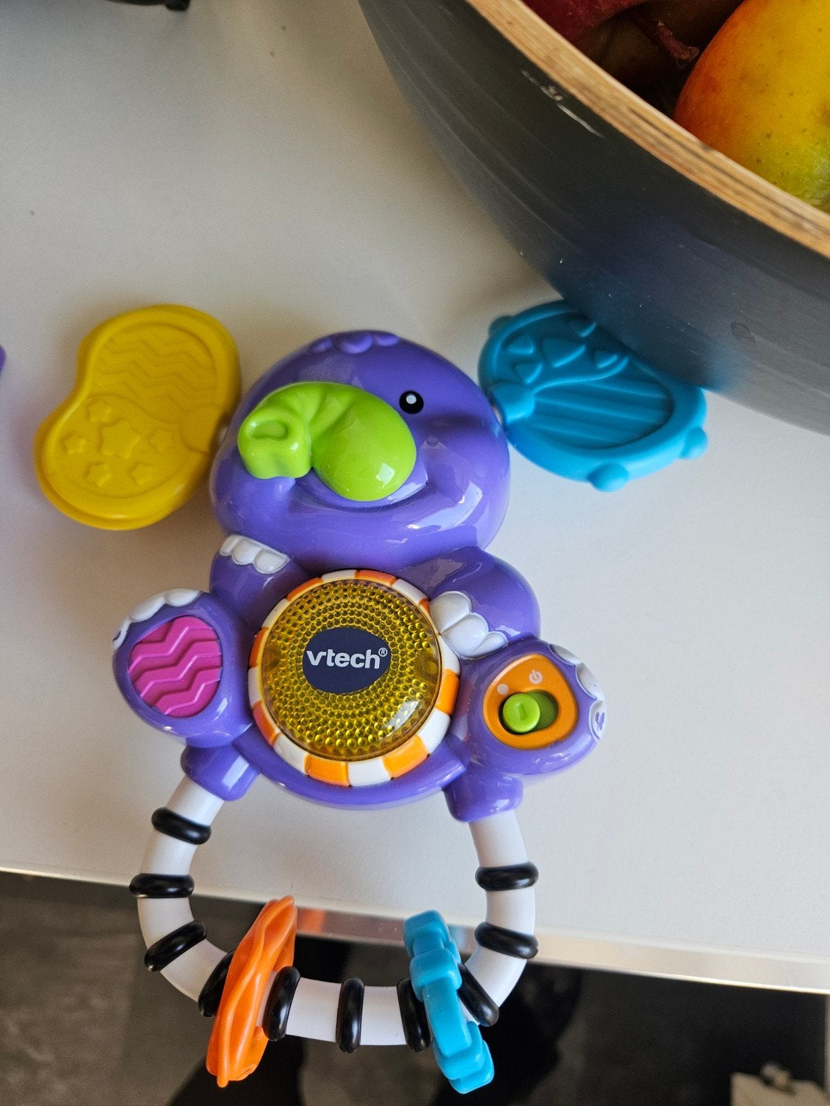 VTech Baby Rammelaar Olifant met Licht en Geluid, Ophalen of Verzenden, Zo goed als nieuw, 0 tot 6 maanden