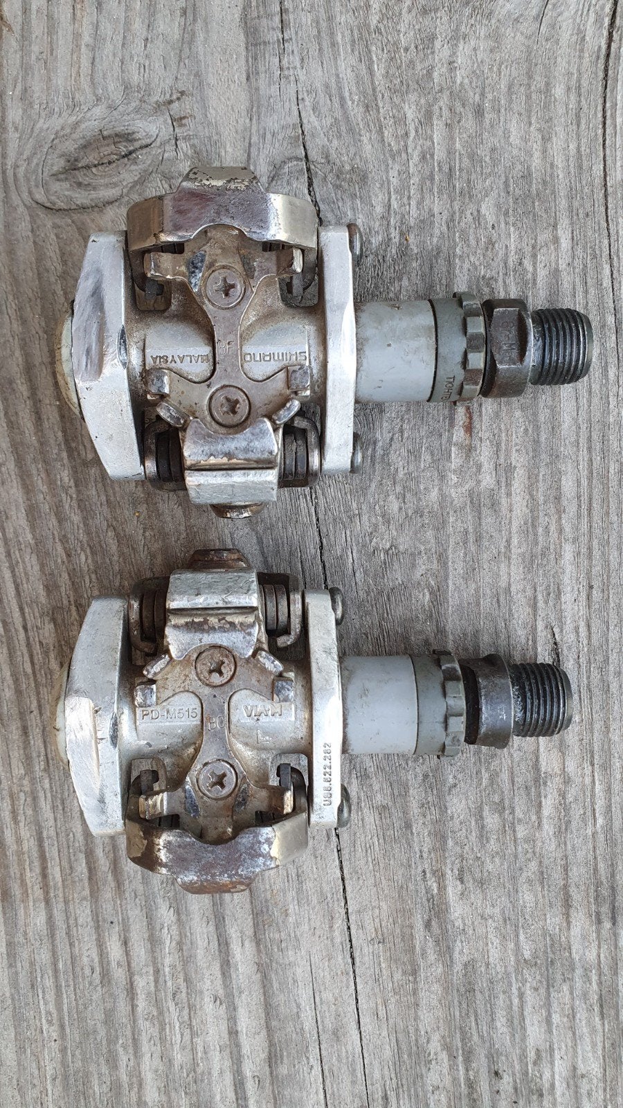 Shimano PD-M515 SPD Pedalen - Gebruikt, Gebruikt, Staal, Racefiets, Shimano