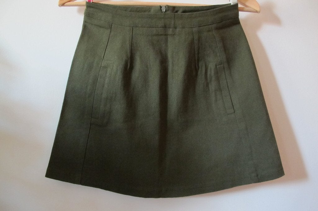 Forest green Aline skirt (3.3 FIELD TRIP), 3.3 FIELD TRIP, Nieuw, Ophalen of Verzenden, Maat 36 (S)