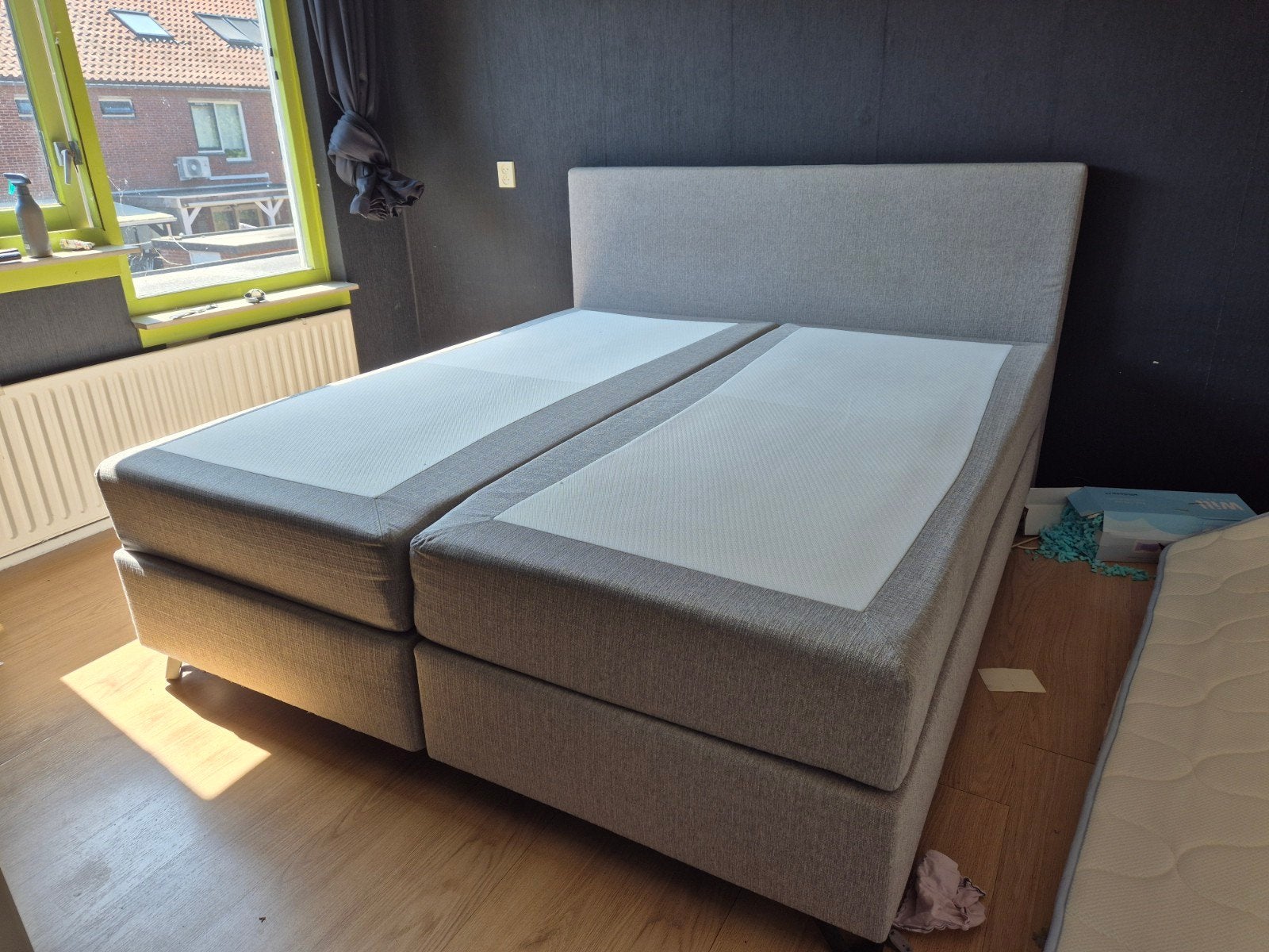 tweepersoons boxspring bed swiss sense, Ophalen, Tweepersoons, Zo goed als nieuw, 180 cm