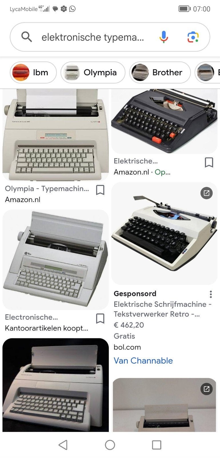 elektrische typemachine gezocht, Diversen, Ophalen of Verzenden