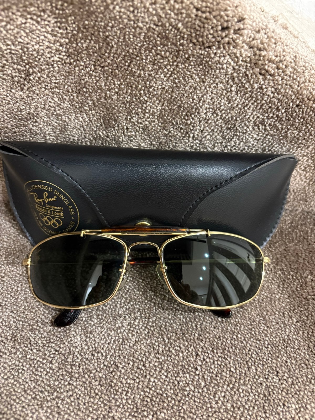 Ray-Ban Olympische Spelen Editie Bausch & Lomb 1994/96, Ophalen of Verzenden, Zo goed als nieuw, Zonnebril, Ray-Ban