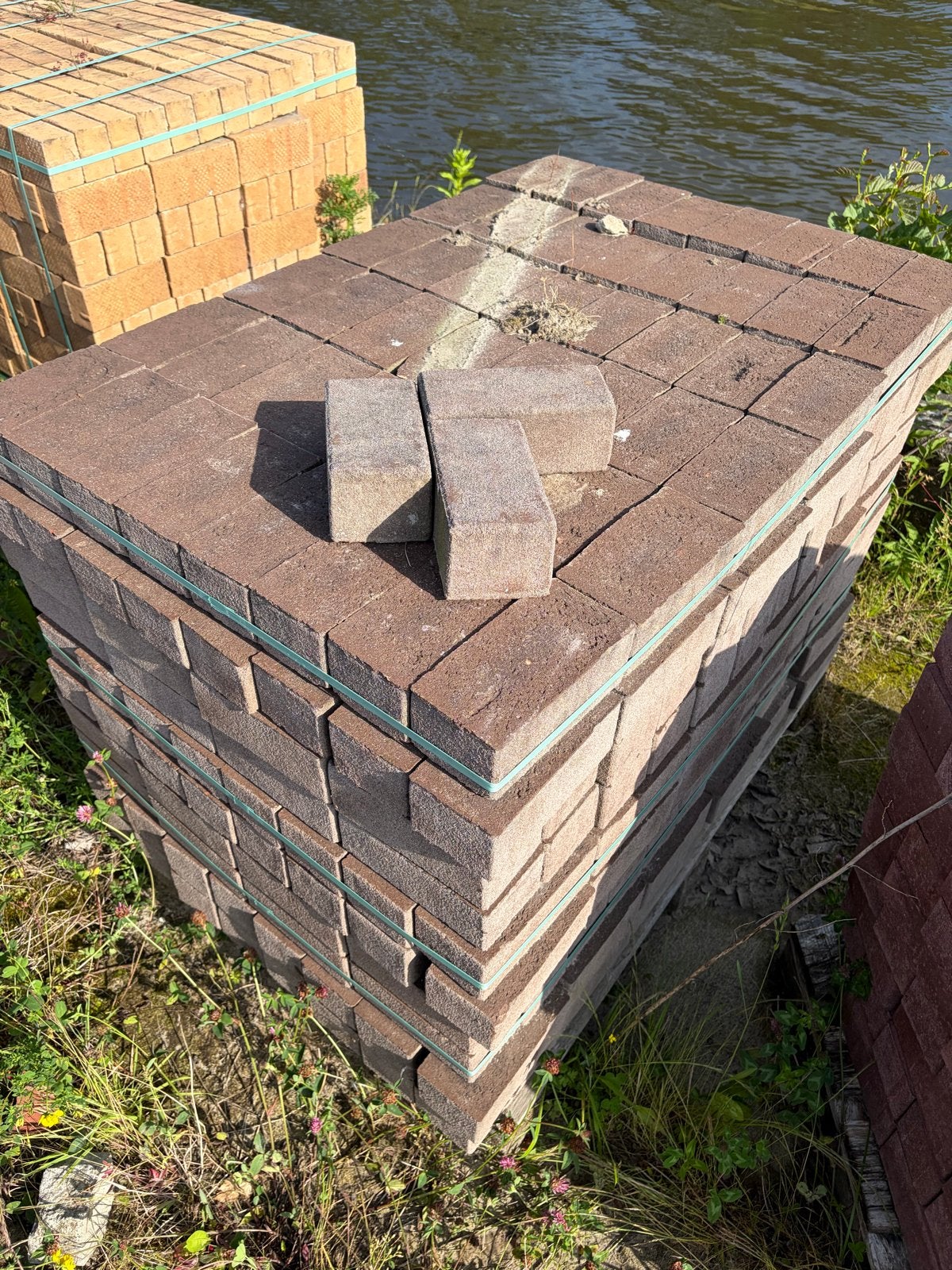 Gebruikte terrastegels/klinkers voor tuin of oprit, Ophalen, Overige materialen, Klinkers, Nieuw