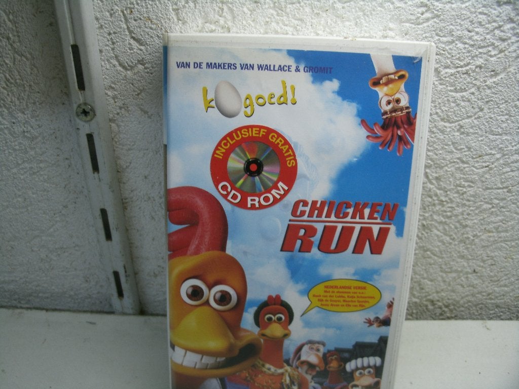 vhs 24a chicken run kei goed, Alle leeftijden, Ophalen of Verzenden, Gebruikt