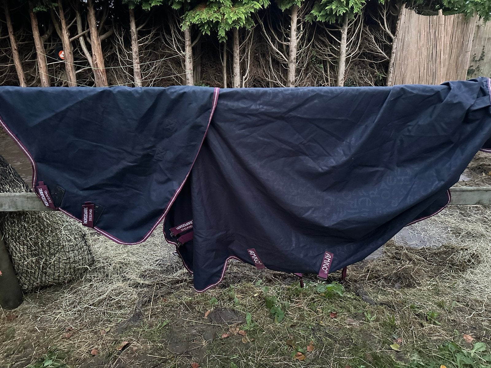 Regendeken met afneembare hals horseware Ireland amigo, Ophalen of Verzenden