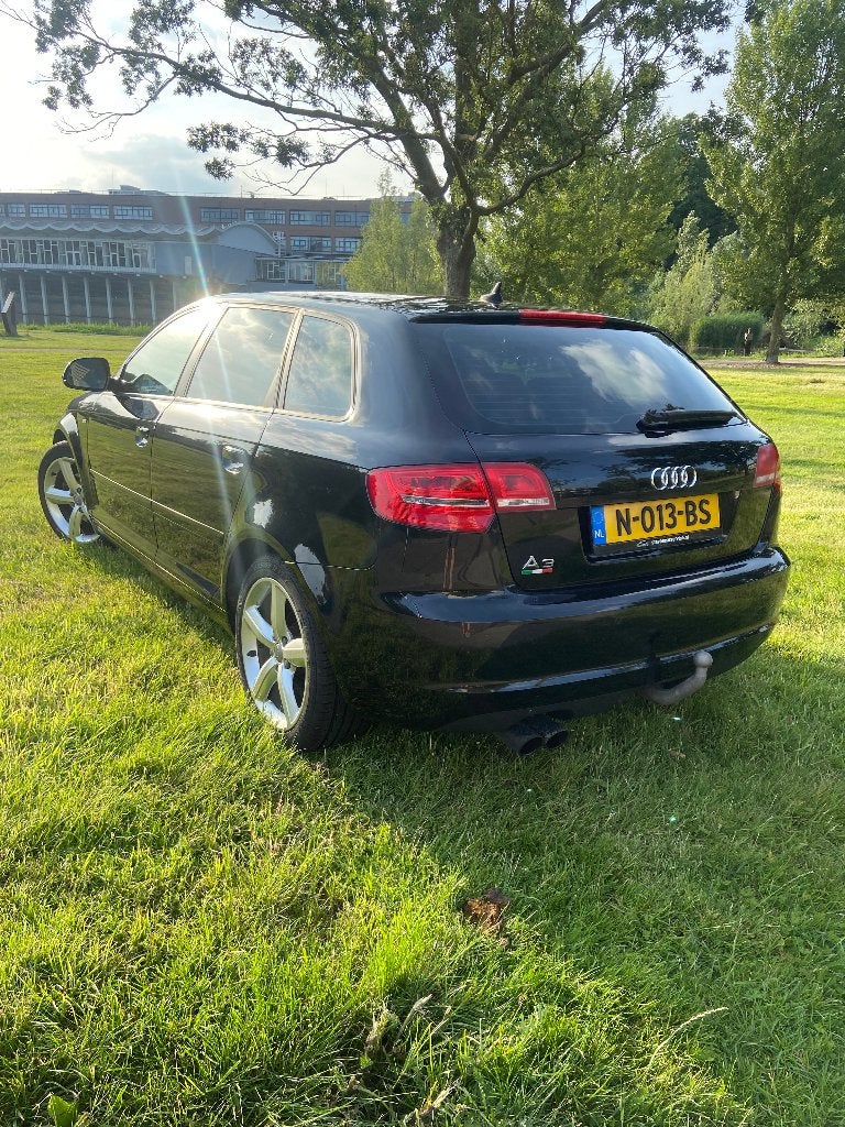 Audi A3 1.8 Tfsi S-line Sportback 118KW 2009 Zwart 133.00km, Auto's, Audi, Voorwielaandrijving, Euro 5, 15 km/l, 4 cilinders