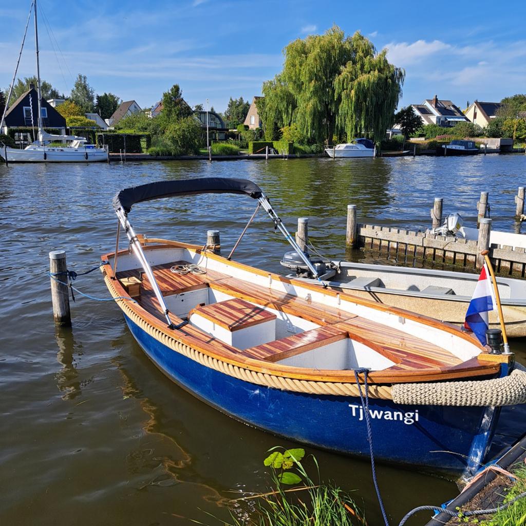 Reddingssloep ca. 5.20m met Ruggerini 2-cilinder diesel, Watersport en Boten, Motorboten en Motorjachten, Gebruikt, Diesel, Binnenboordmotor