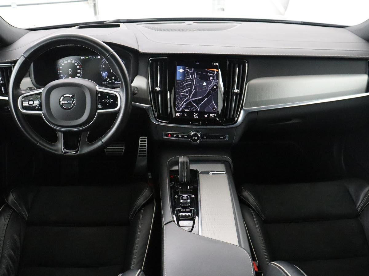 Volvo V90 2.0 B4 R-Design | Panoramadak | Leder | Stuur/stoe, Auto's, Euro 6, 4 cilinders, Origineel Nederlands, 1731 kg