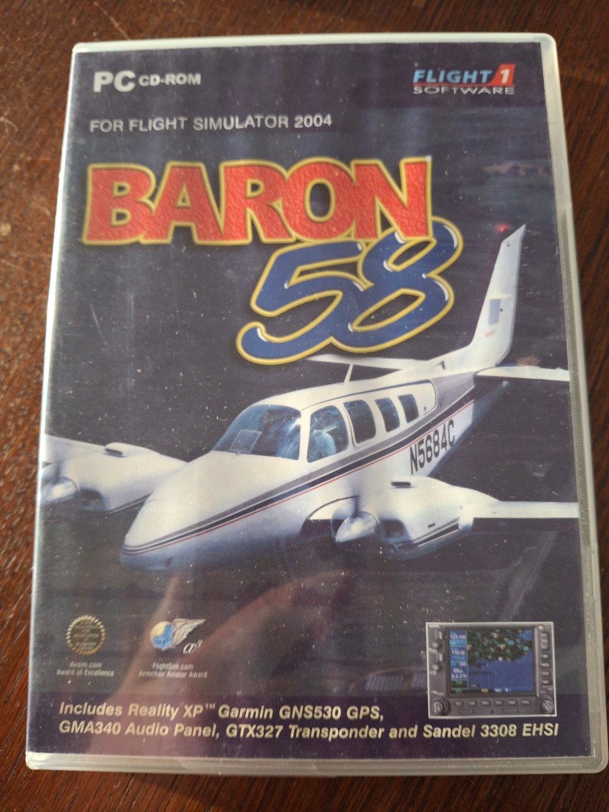 Flight Simulator 2004: Baron 58 PC CD-ROM, Ophalen of Verzenden, Zo goed als nieuw, Simulatie