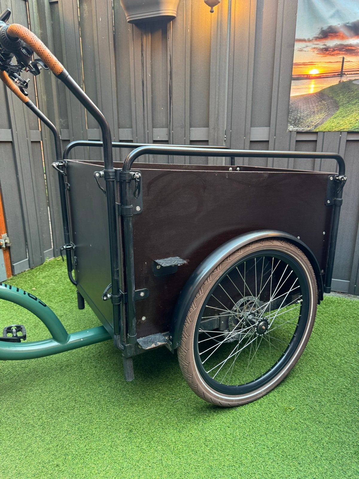 Elektrische bimas eCargo 3.3Bakfiets met Huif., Gebruikt, 3 kinderen, Elektrisch, Schijfrem