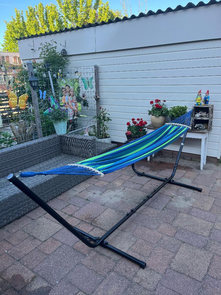 Hangmat, Ophalen, Opvouwbaar, Meerpersoons, Zo goed als nieuw