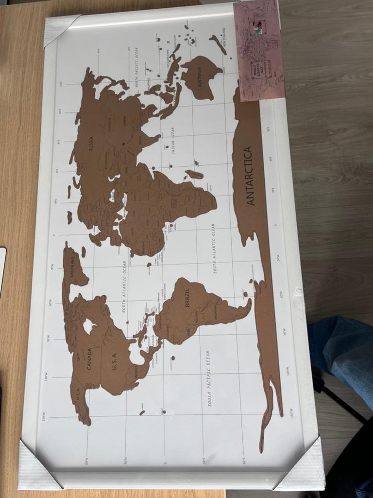 World scratch map, Ophalen, Zo goed als nieuw, Overige typen