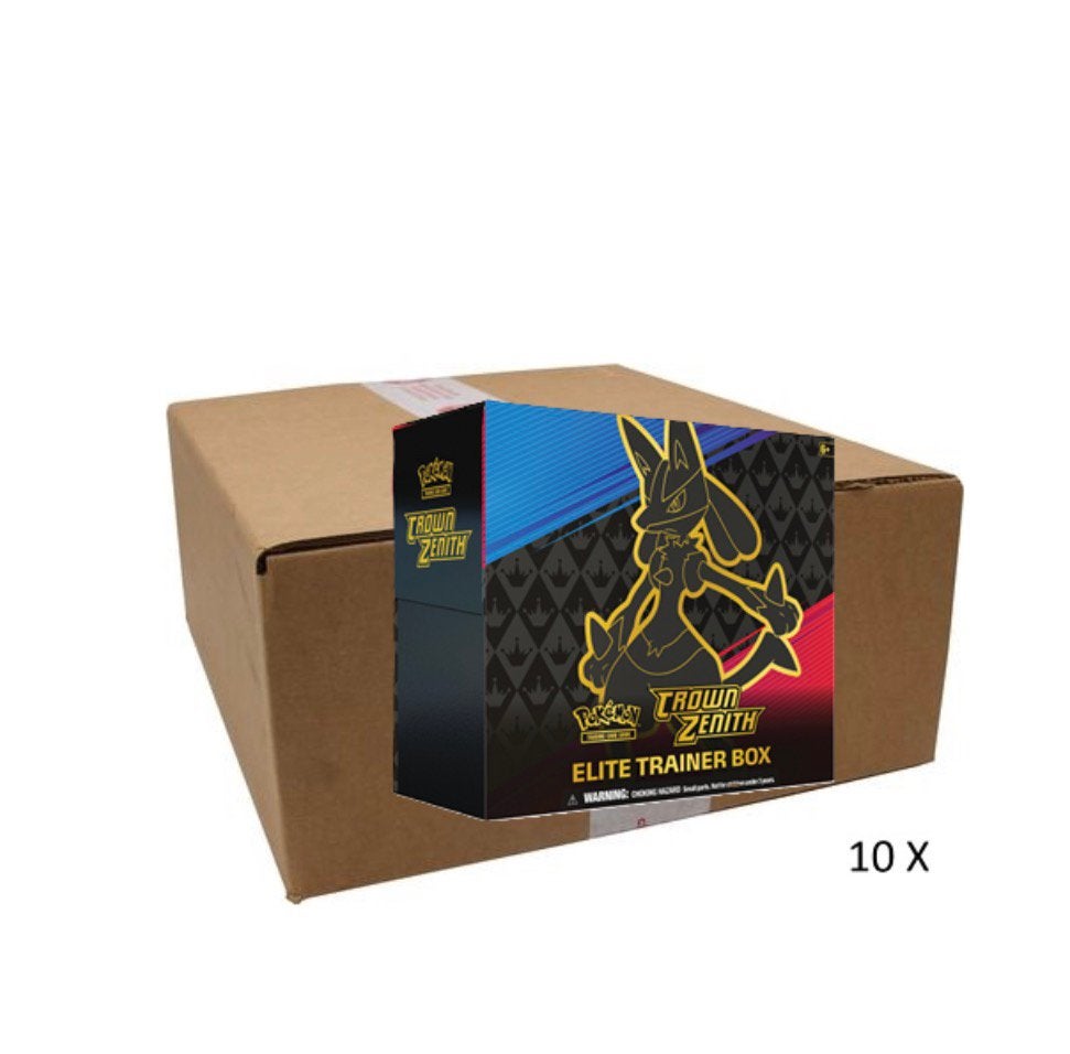 Crown zenith elite trainer box case pokemon, Ophalen of Verzenden, Zo goed als nieuw, Boosterbox