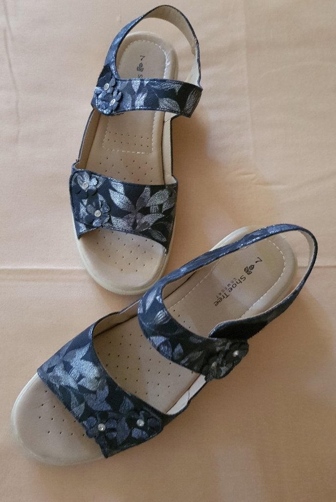 Sandalen maat 40, Kleding | Dames, Verzenden, Zwart, Sandalen of Muiltjes, Onbekend