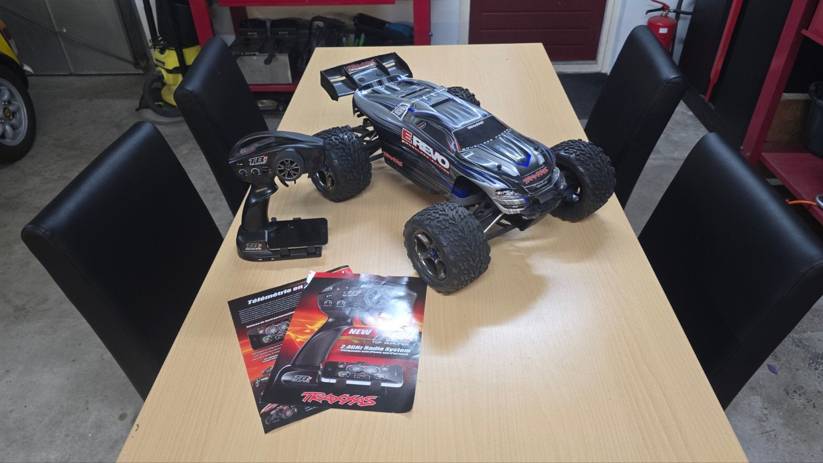 Traxxas E-Revo Brushless edition 1/8, Hobby en Vrije tijd, Ophalen of Verzenden, Gebruikt, Overige schalen, Auto offroad
