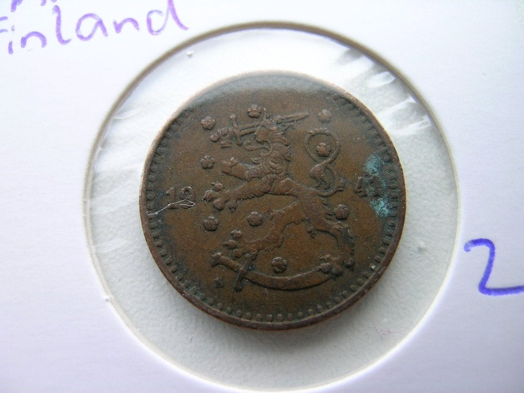 Markka 1941 Finland (nr 2), Ophalen of Verzenden, Overige landen, Losse munt