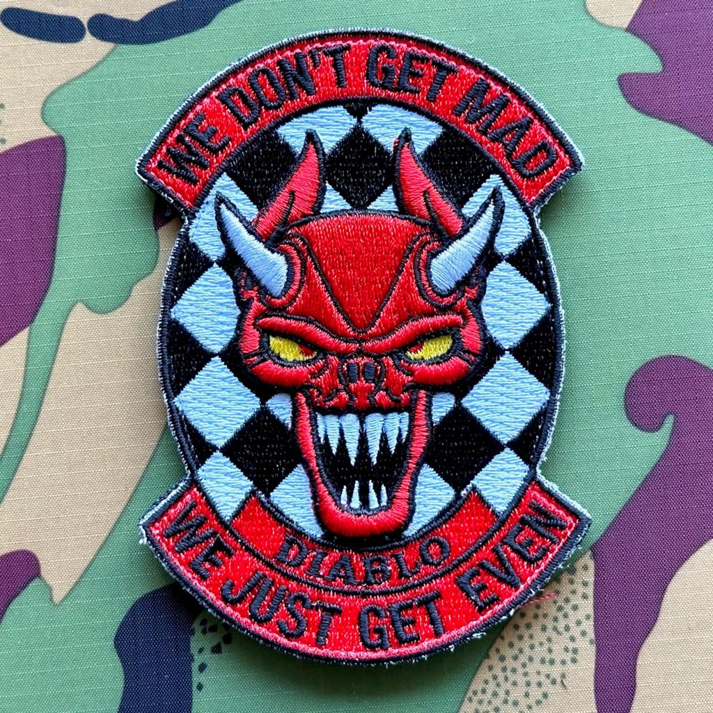Patch RNLAF 301 SQN Diablo 3D, Verzamelen, Militaria | Algemeen, Ophalen of Verzenden, Luchtmacht, Nederland, Embleem of Badge