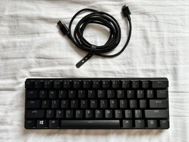 Razer Huntsman Mini, Computers en Software, Toetsenborden, Verlichte toetsen, Ophalen of Verzenden, Zo goed als nieuw, Razer