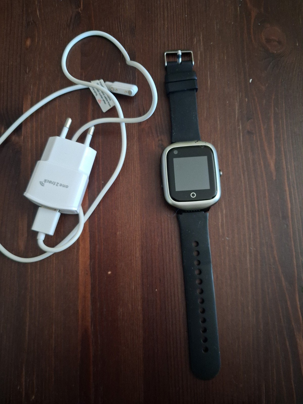One2track horloge met oplader, Ophalen of Verzenden, Gebruikt, Zwart, Android