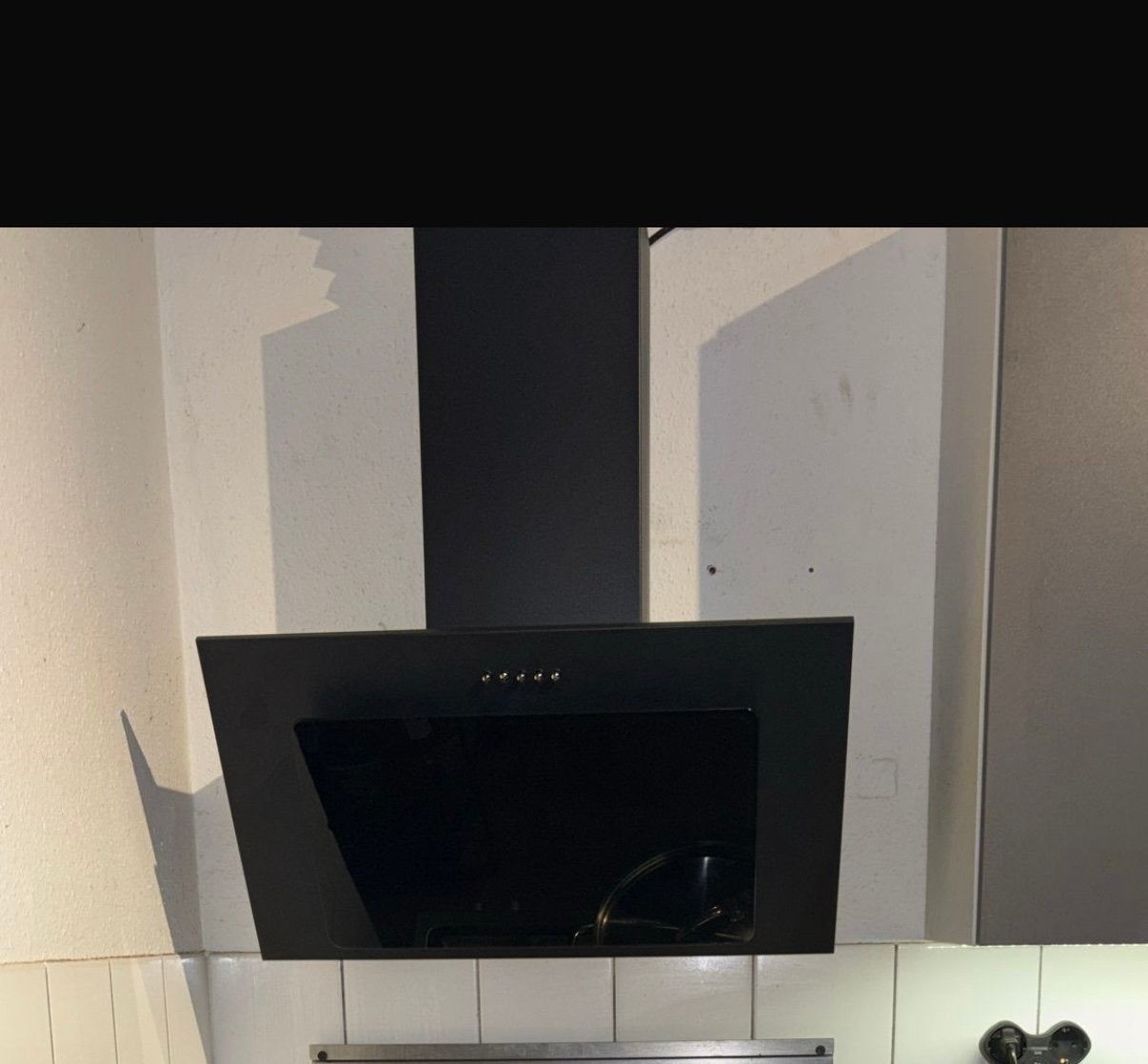 Afzuigkap , MS Black one Tafeldampkap, Witgoed en Apparatuur, Ophalen, Zo goed als nieuw