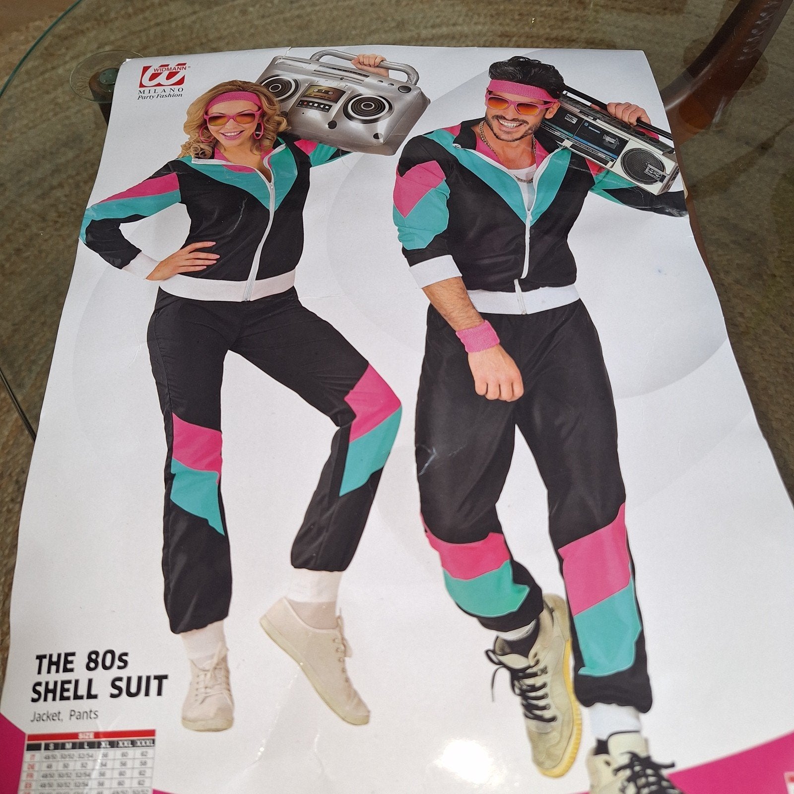 fout trainingspak 80's 90's retro gabber in s of xxl, Ophalen of Verzenden, Kleding, Maat 46 (S) of kleiner, Overige thema's