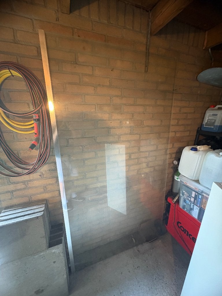 Douchewand glas, Ophalen, Zo goed als nieuw