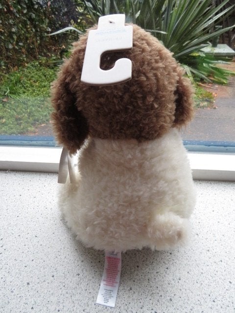 Hond met hondje knuffels van Primark bruin wit velours, Nieuw, Middelgroot (20 tot 80 cm), Hond, Ophalen of Verzenden