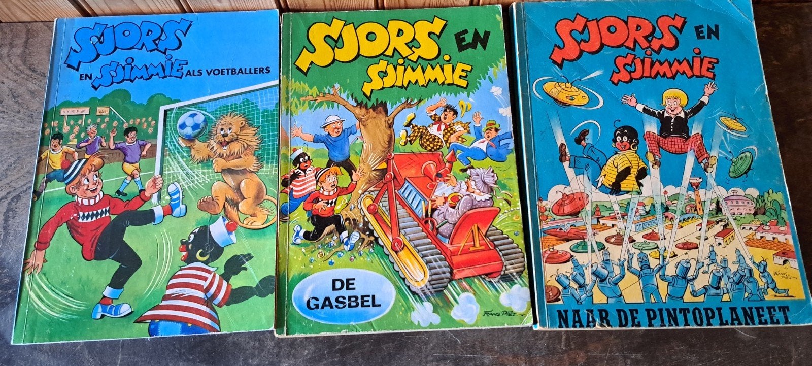 Sjors en Sjimmie boeken 5x, Meerdere comics, Ophalen of Verzenden, Gelezen, Europa